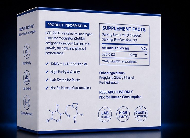LGD-2226 SARM - 10MG/ML - 30ML/60ML BOTTLE - Image 2