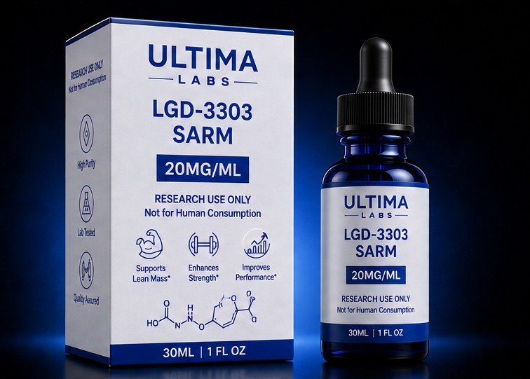 Buy LGD-3303 SARM online - 20MG per ML liquid bottle at Ultimaa Labs
