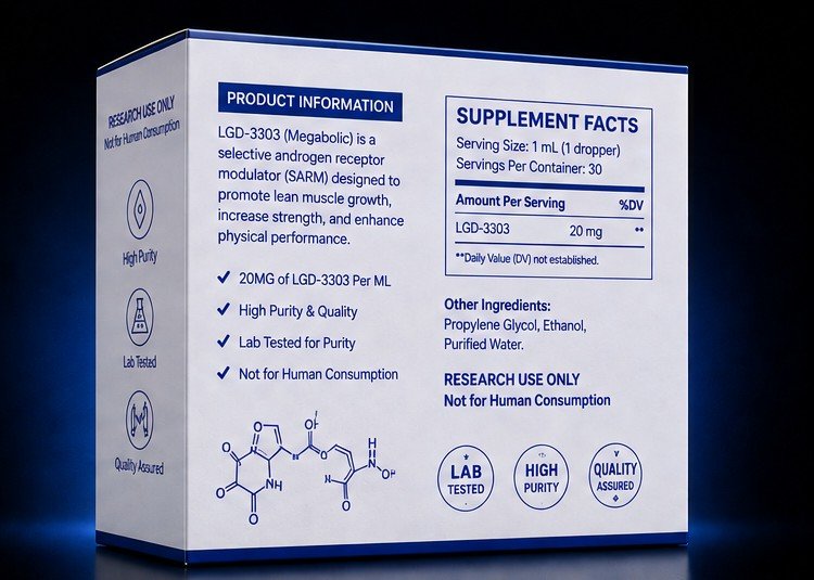 LGD-3303 SARM - 20MG/ML - 30ML/60ML BOTTLE - Image 2