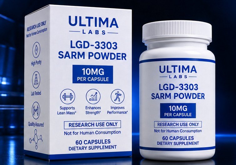 LGD-3303 SARM POWDER (60 CAPSULES) (10MG/CAPSULE, 600MG TOTAL)