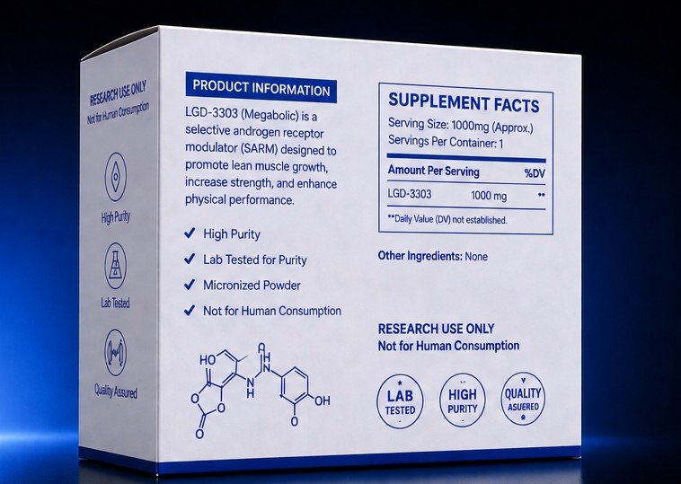 LGD-3303 SARM POWDER - 1000MG / 1 GRAM - Image 2