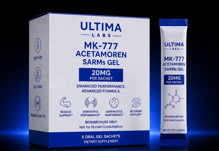 MK-777 Acetamoren SARMs Gel 20MG (Packs of 5, 10 or 30)