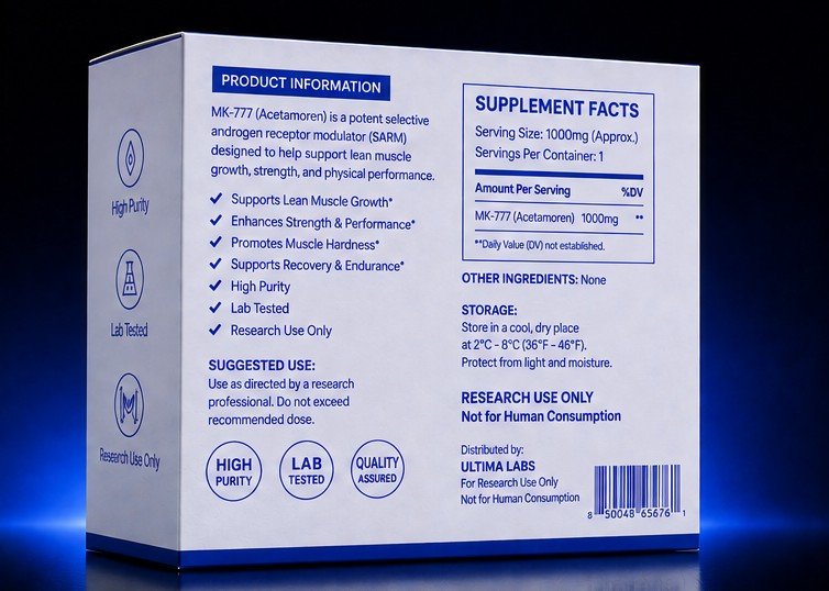 MK-777 ACETAMOREN SARM POWDER - 1000MG / 1 GRAM - Image 2