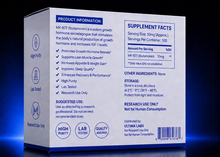 MK-677 IBUTAMOREN NUTROBAL POWDER - 1000MG / 1 GRAM - Image 2