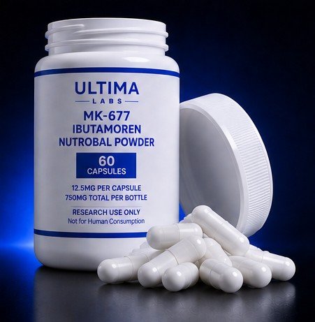 MK-677 IBUTAMOREN NUTROBAL POWDER (60 CAPSULES) (12.5MG/CAPSULE, 750MG TOTAL) - Image 4