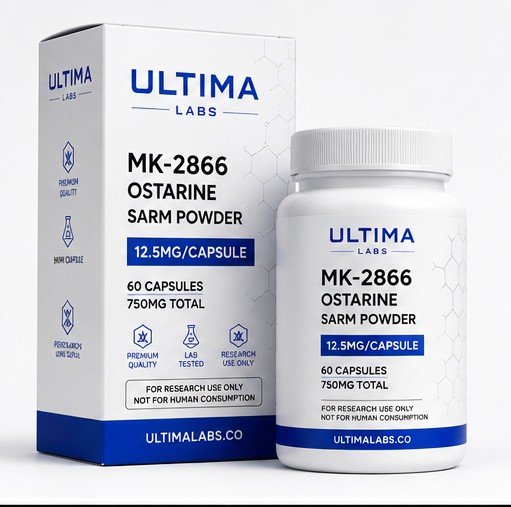 MK-2866 OSTARINE SARM POWDER (60 CAPSULES) (12.5MG/CAPSULE, 750MG TOTAL)