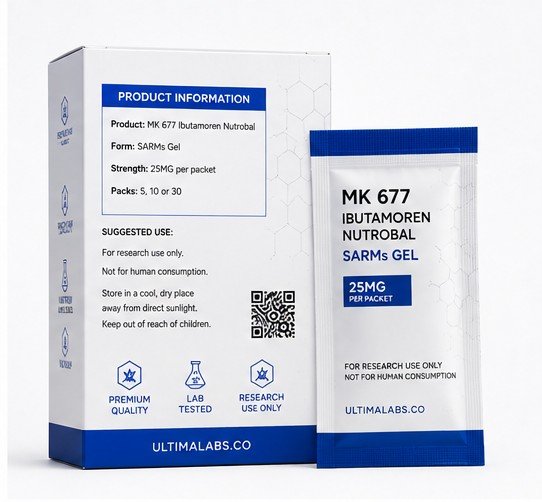 MK 677 Ibutamoren Nutrobal SARM Gel 25MG (Packs of 5, 10 or 30) For Sale - Image 3