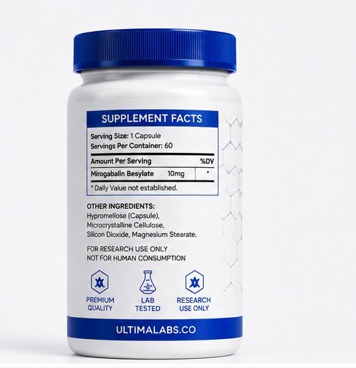 MIROGABALIN BESYLATE POWDER (60 CAPSULES) (10MG/CAPSULE, 600MG TOTAL) - Image 3