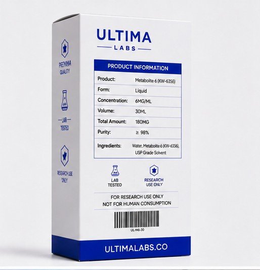 METABOLITE 6 (KW-6356) 30ML LIQUID (6MG/ML, 180MG BOTTLE) - Image 3
