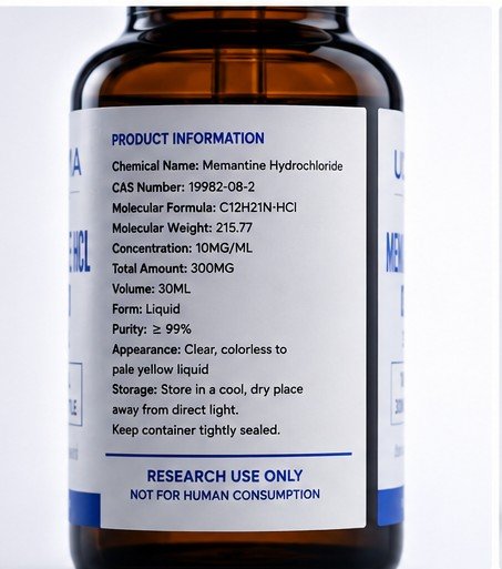 MEMANTINE HCL 30ML LIQUID (10MG/ML, 300MG BOTTLE) - Image 2