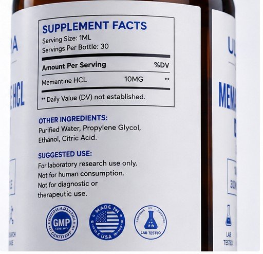 MEMANTINE HCL 30ML LIQUID (10MG/ML, 300MG BOTTLE) - Image 5