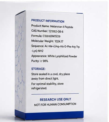 MELANOTAN II PEPTIDE 10MG VIAL - Image 3