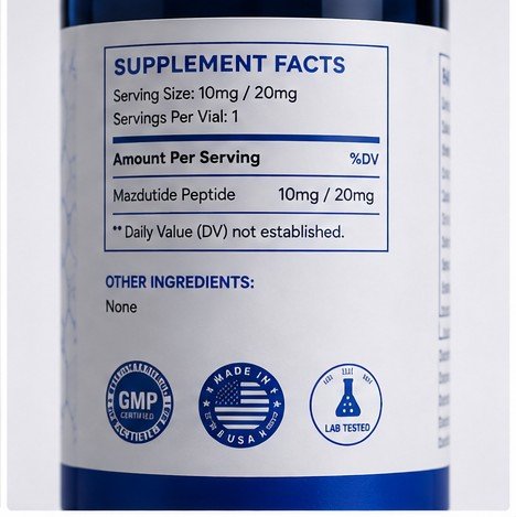 MAZDUTIDE PEPTIDE 10MG/20MG VIAL - Image 5
