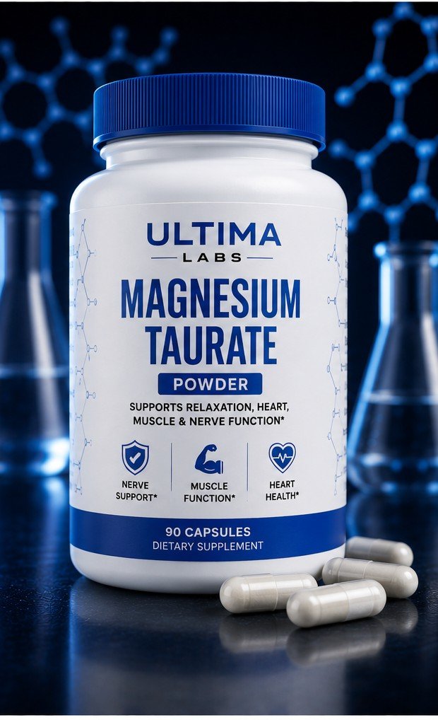 MAGNESIUM TAURATE POWDER (90 CAPSULES)