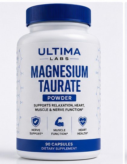 MAGNESIUM TAURATE POWDER (90 CAPSULES) - Image 2