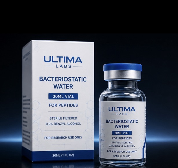 
Buy Bacteriostatic Water 30ML Vial for peptides research at Ultimaa Labs