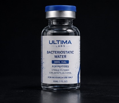 Bacteriostatic Water 30ml Vial for Peptides - Sterile & Lab-Grade