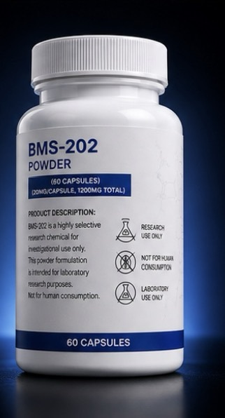 BMS-202 POWDER (60 CAPSULES) (20MG/CAPSULE, 1200MG TOTAL) - Image 4