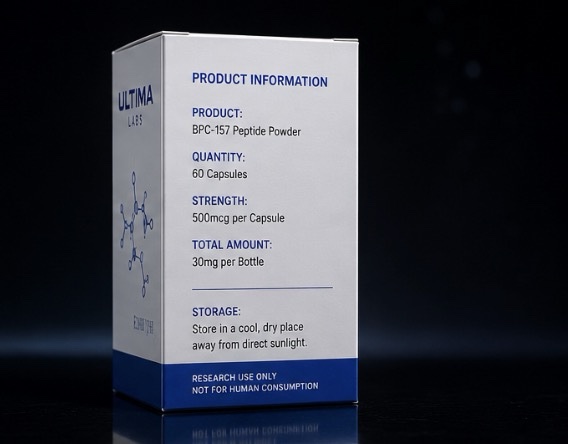 BPC-157 Peptide Powder 60 Capsules | 500mcg BPC-157 Capsules - Image 2