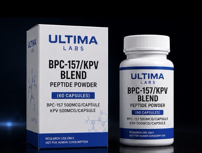 BPC-157 KPV Blend - BPC-157 KPV Capsules 60 Count 500mcg