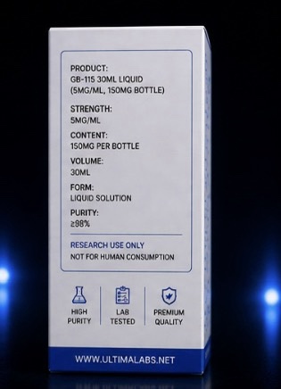 GB-115 30ML LIQUID (5MG/ML, 150MG BOTTLE) - Image 3