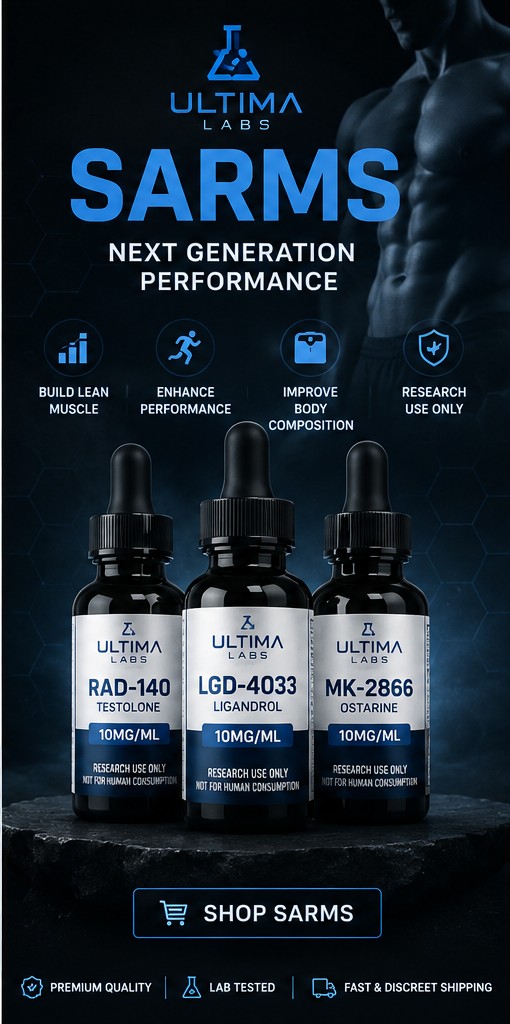 Buy SARMs Peptides Online from Ultimaa Labs - USA Made, 99% Purity, Lab Tested