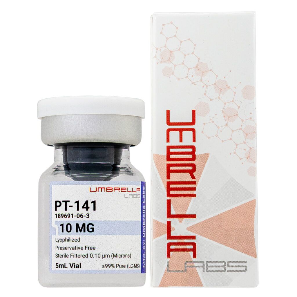 PT-141 BREMELANOTIDE PEPTIDE 40MG LIQUID SPRAY 15ML BOTTLE (1MG/2 SPRAYS, 40MG TOTAL)